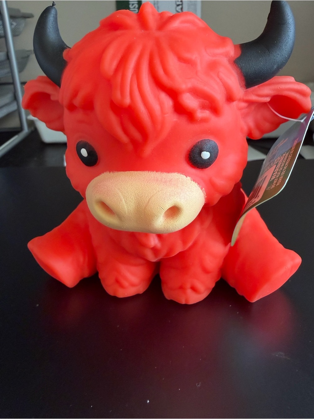 Red Plush Highland Cow Toy - Kids Toy